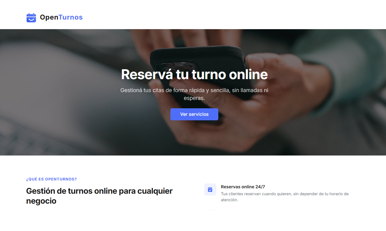 Open Turnos